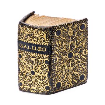 [MINIATURE BOOK.] Galilei, Galileo. Galileo a Madama Cristina di Lorena.